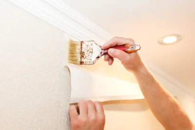 Pose de papier peint à Prigonrieux — revêtements muraux et toiles de verre